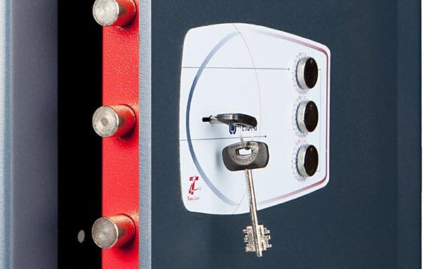 Detail TECHNOMAX Slot GMD met sleutel en code